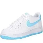 Nike Air Force 1 Low Sneakers Femme 39 Blanc/Bleu