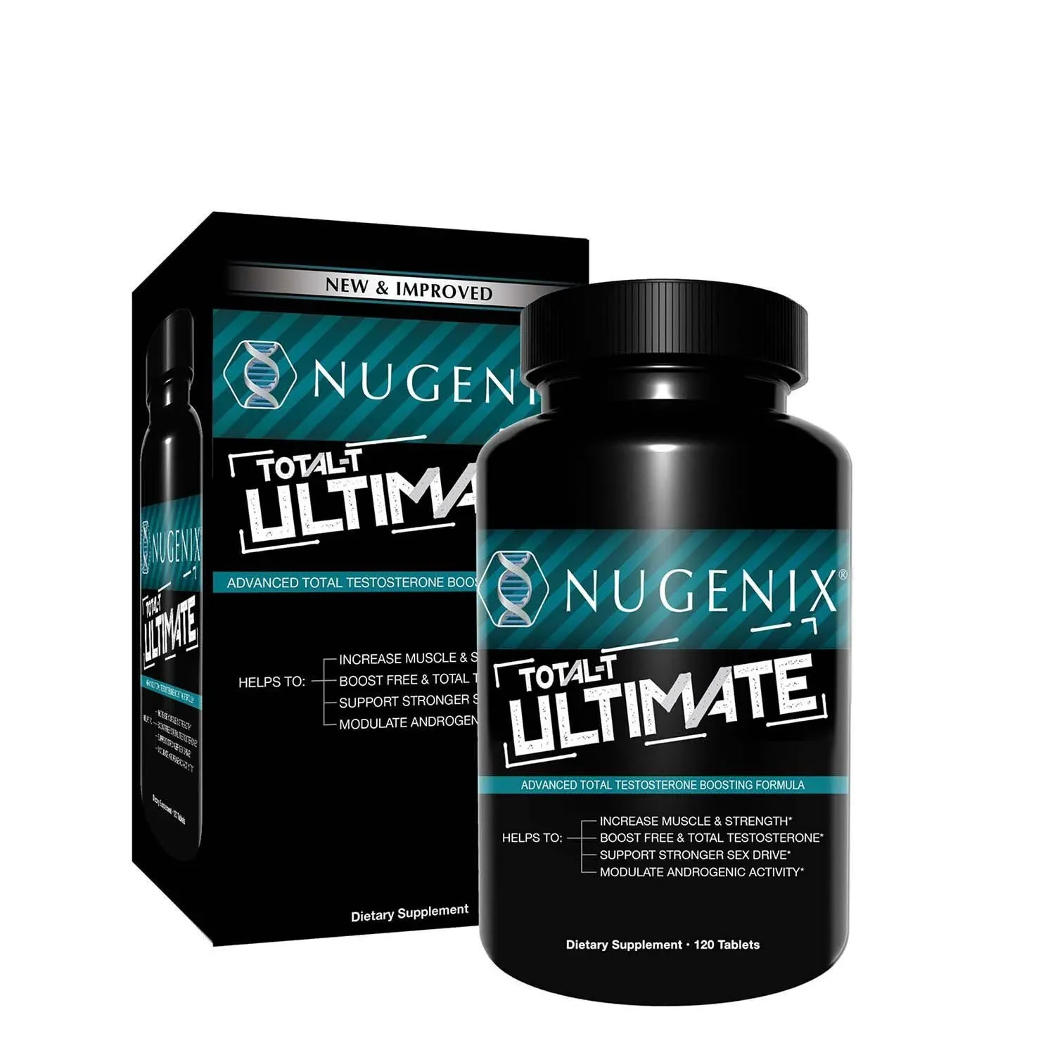 Nugenix Ultimate Total-T Booster- 120 Tablets EXP 01/2026 Brand New