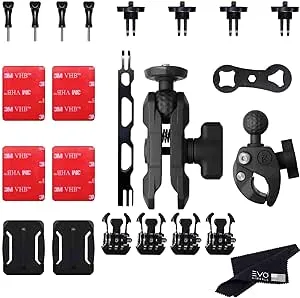 Insta360 Complete Motorcycle Bundle Mounting Kit for ONE X3/X2/X 360 Cameras | Compatible with ONE R/RS, EVO and GoPro 11/10/9/MAX