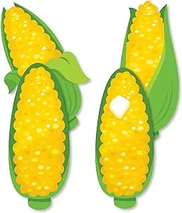 Big Dot of Happiness It's Corn - Decorations DIY Fall Harvest Party Essentials - Set of 20