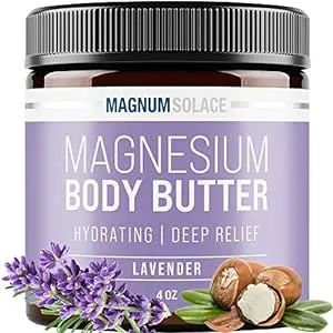 Magnesium Body Butter for Women & Men – Lightly Scented with Lavender