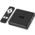 Android 11.0 TV Box 2024 - Streaming Media Box G1 Compatible with Netflix/Google, 4GB+32GB, Smart TV Box support 4K HDR10+, Dolby Vision, AV1, Google Assistant, Chromecast, WiFi 6, BT 5.0, S905x4 Chip