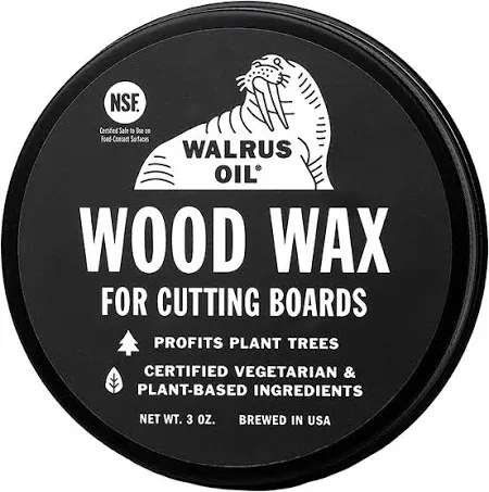 Walrus Oil Cutting Board Wood Wax 3oz