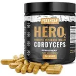 FreshCap Cordyceps Mushroom Supplements - for Energy & Endurance (120 Capsules)