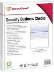 DocuGard Standard Security Check Blue Marble Middle 24 -Pound Letter 500/Ream