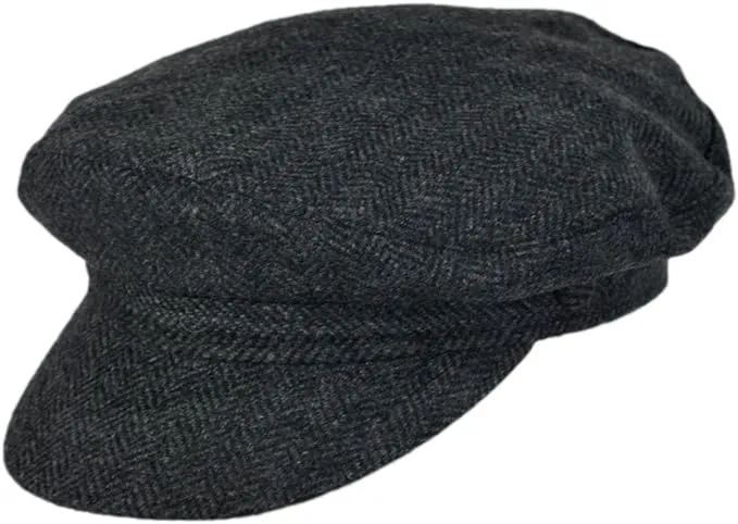 Men's Jaxon & James Herringbone Fiddler Charcoal Vega Cap