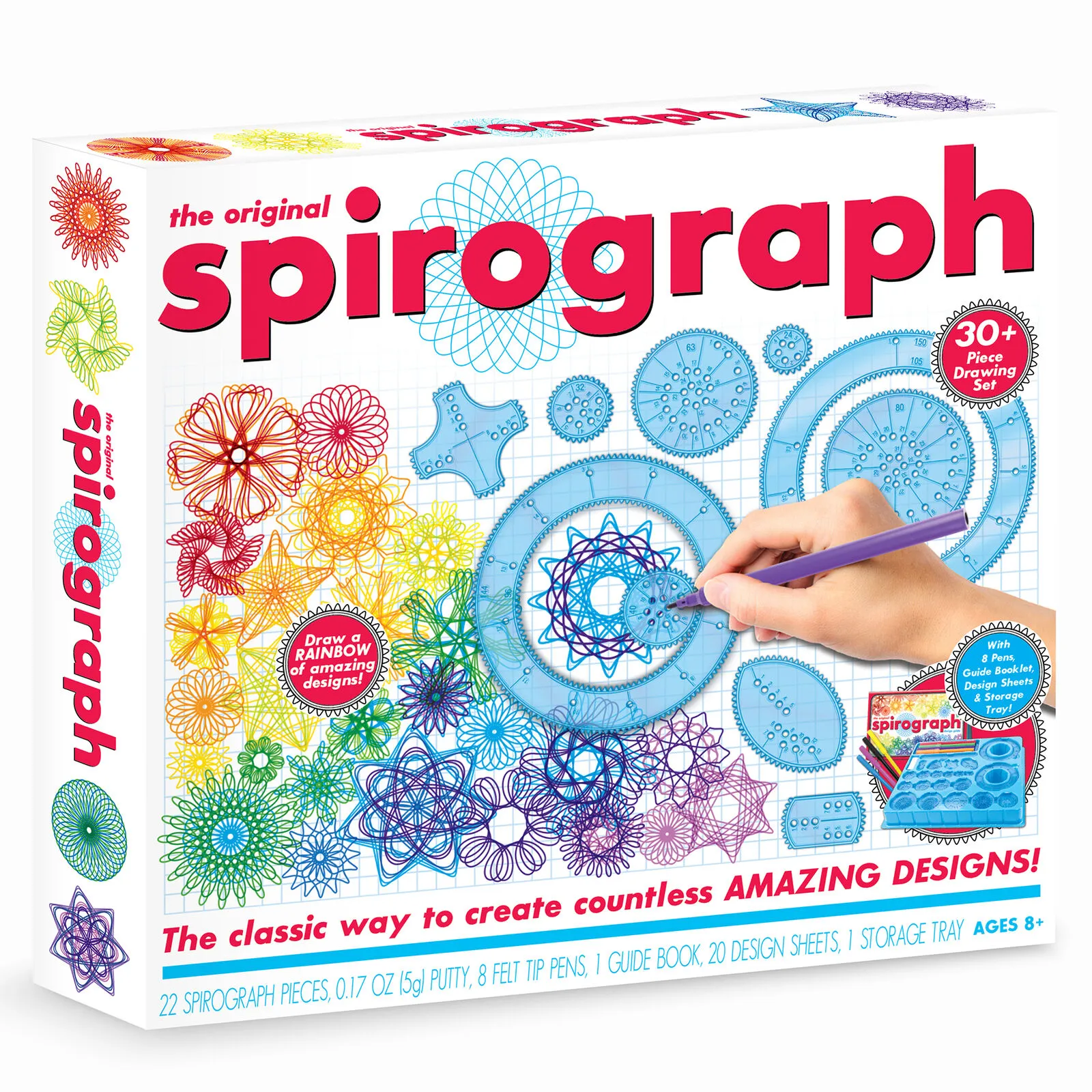 Spirograph Original With Markers Activity Drawing Kit