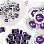 Purple Grad - Best is Yet to Come - 2024 Party Candy Favor Sticker Kit - 304 Pc