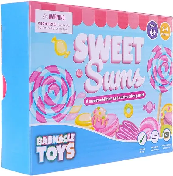 Sweet Sums I Kindergarten Math Games I Addition and Subtraction Games I Math Games for Kids Ages 4-8 I Addition Games | Math Manipulatives 1st Grade