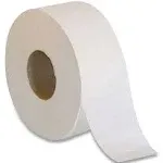 Coastwide Professional 2-Ply Jumbo Toilet Paper, Septic Safe, White, 3.5" x 1,000 ft, 12 Rolls/Carton