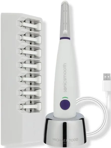 Michael Todd Beauty Sonicsmooth Sonic Dermaplaning Exfoliation & Peach Fuzz Removal System