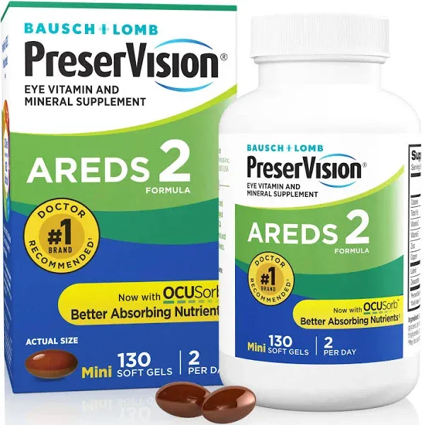 PreserVision Eye Vitamin &Mineral Supplement AREDS 2