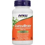 Now Foods CurcuBrain 400 mg - 50 Veg Capsules