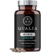 Neurohacker Qualia Mind CAFFEINE FREE GNC Cognitive Support Memory Focus 120 Ct