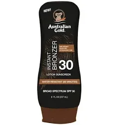 Australian Gold Instant Bronzer Lotion Sunscreen