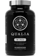 Qualia Mind Nootropic | Premium Brain Booster Supplement for Memory, Focus, Clarity and Concentration Support with Bacopa Monnieri, Ginkgo Biloba, DHA