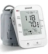 Yuwell Blood Pressure Monitor, Extra Large Upper Arm Cuff, Digital BP Machine for Home Use & Pulse Rate Monitoring Meter, automatic, Large Display, Vo