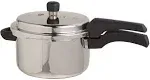 Prestige Deluxe Alpha Induction Base Pressure Cooker, 4  Liter, Stainless Steel