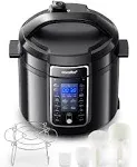 COMFEE’ 9-in-1 Electric Pressure Cooker 14 Presets Instant Multi Cooker Olla de Presion Non-Stick Pot Yogurt Maker Rice Cooker Slow Cooker Sauté