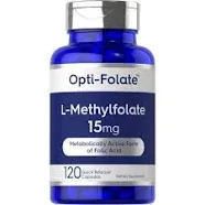 Carlyle L Methyl Folate 15mg 120 Capsules