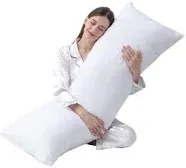 Large Body Pillow Insert- Breathable Full Body Pillow for Side Sleeper - Soft...