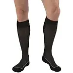 Jobst Sport 20-30 mmHg Knee High Socks / Large / Cool Black/Black