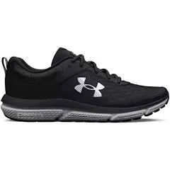 "Women's Black/White Charged Assert 10 Running Shoes"