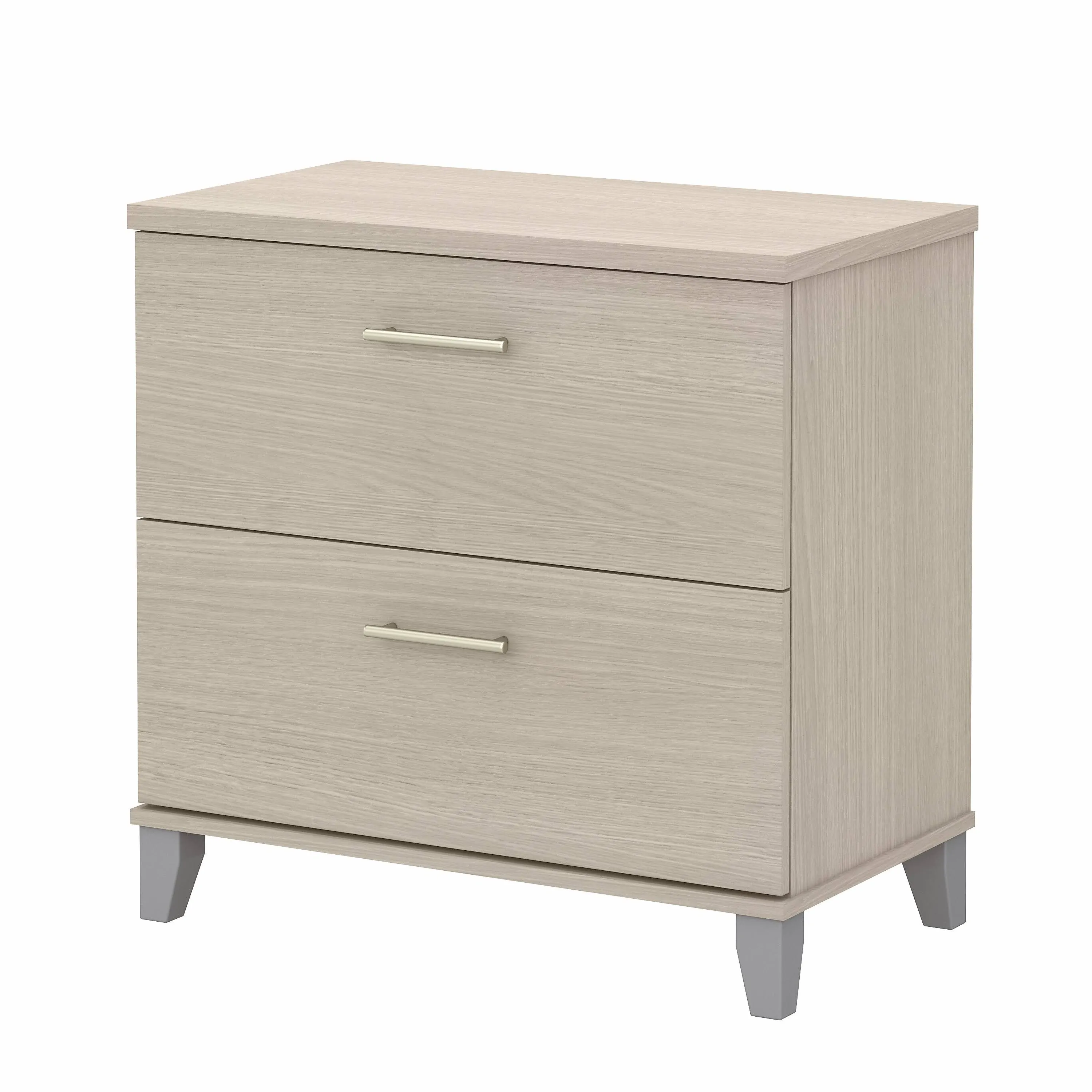 Bush Furniture Somerset 2 Drawer Lateral File Cabinet, Sand Oak