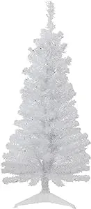 Northlight 4' Pre-lit Rockport White Pine Artificial Christmas Tree  Green Lights