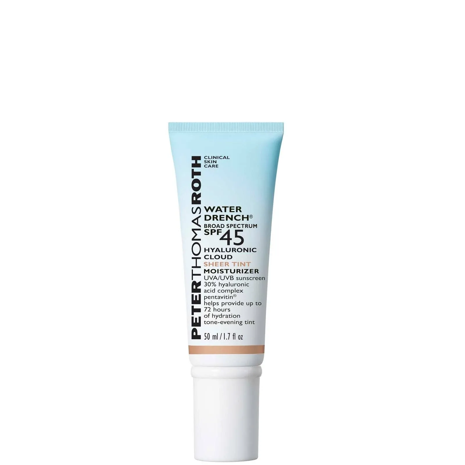 Peter Thomas Roth - Water Drench Broad Spectrum SPF 45 Hyaluronic Cloud Sheer Tint Moisturizer 1.7 oz.