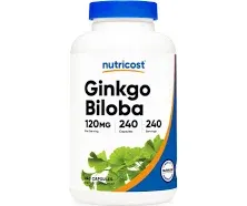 Nutricost Ginkgo Biloba 120mg - 240 Capsules