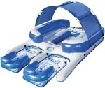 CoolerZ Tropical Breeze III Inflatable 8-Person Floating Island with UV Shade