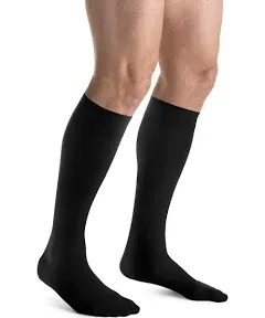 Jobst Medical Leg Wear for Men, Knee High, Large, Black