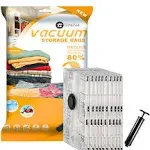 Vacuum Storage Bags (10 x Jumbo), Space Saver Sealer Compression Bags with