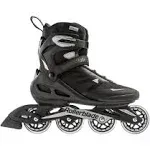 Rollerblade Zetrablade Mens Adult Fitness Inline Skate, Black/Silver, 7-Open Box