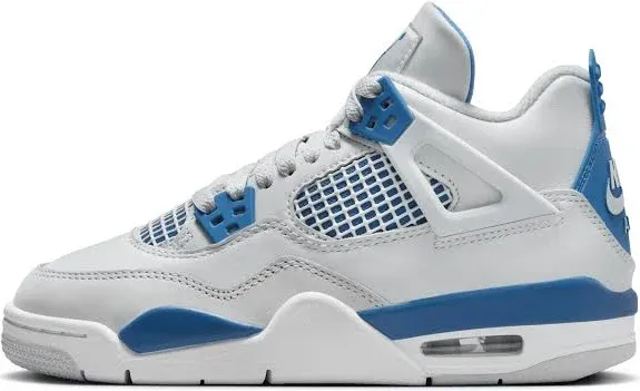 Air Jordan 4 Retro GS - Off White / Military Blue