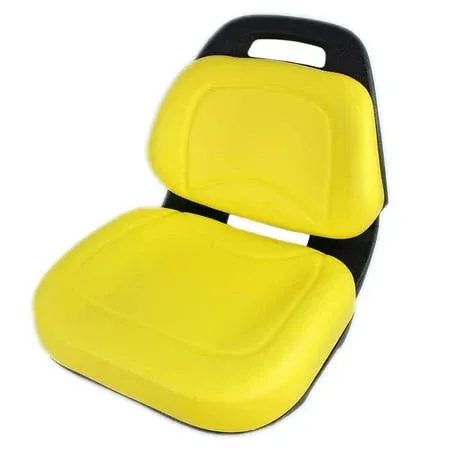 Eparts, Inc. E-AM136044 Deluxe Yellow Seat for John Deere X530, X520, X500, X360, X340, X324, X320, X300R, X304, X300, X305R, X310, X330, X350, X350R, X354, X384, X380, X370, X394+