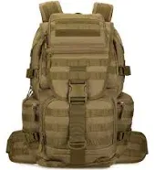 KXBUNQD 50L Military Assault Pack Molle Bag Rucksack Large Military Pack Hiking