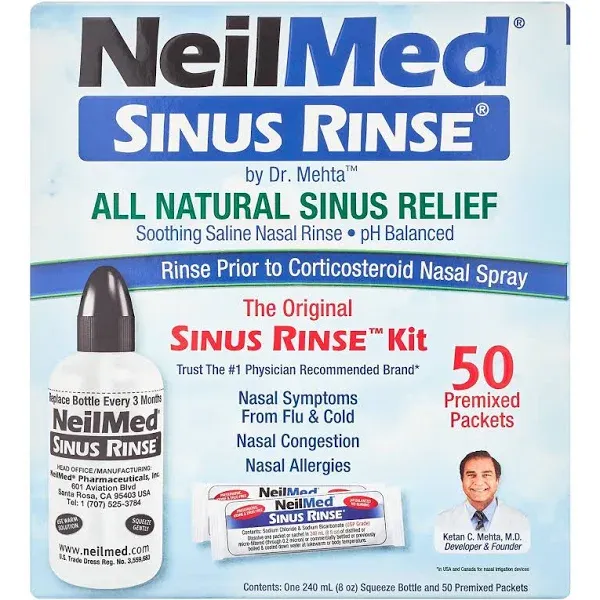 Sinus Rinse Kit - 50 ct