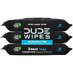 Dude Wipes Flushable Wipes, XL 3 ea