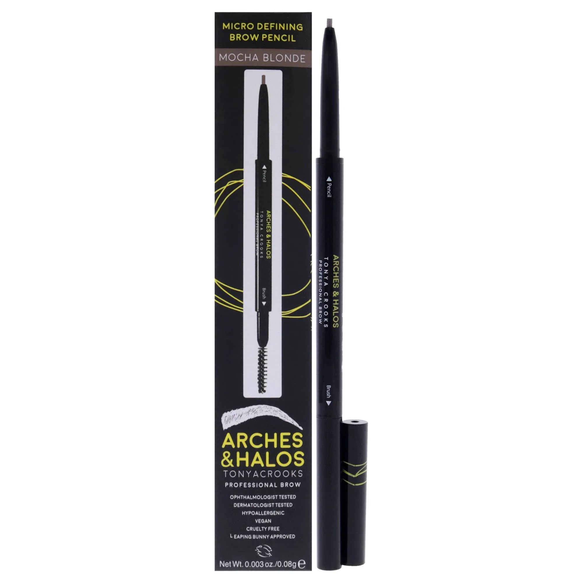 Arches &amp; Halos Micro Defining Brow Pencil New In Box 0.003 oz MOCHA BLONDE