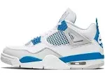 Air Jordan 4 Retro GS - Off White / Military Blue