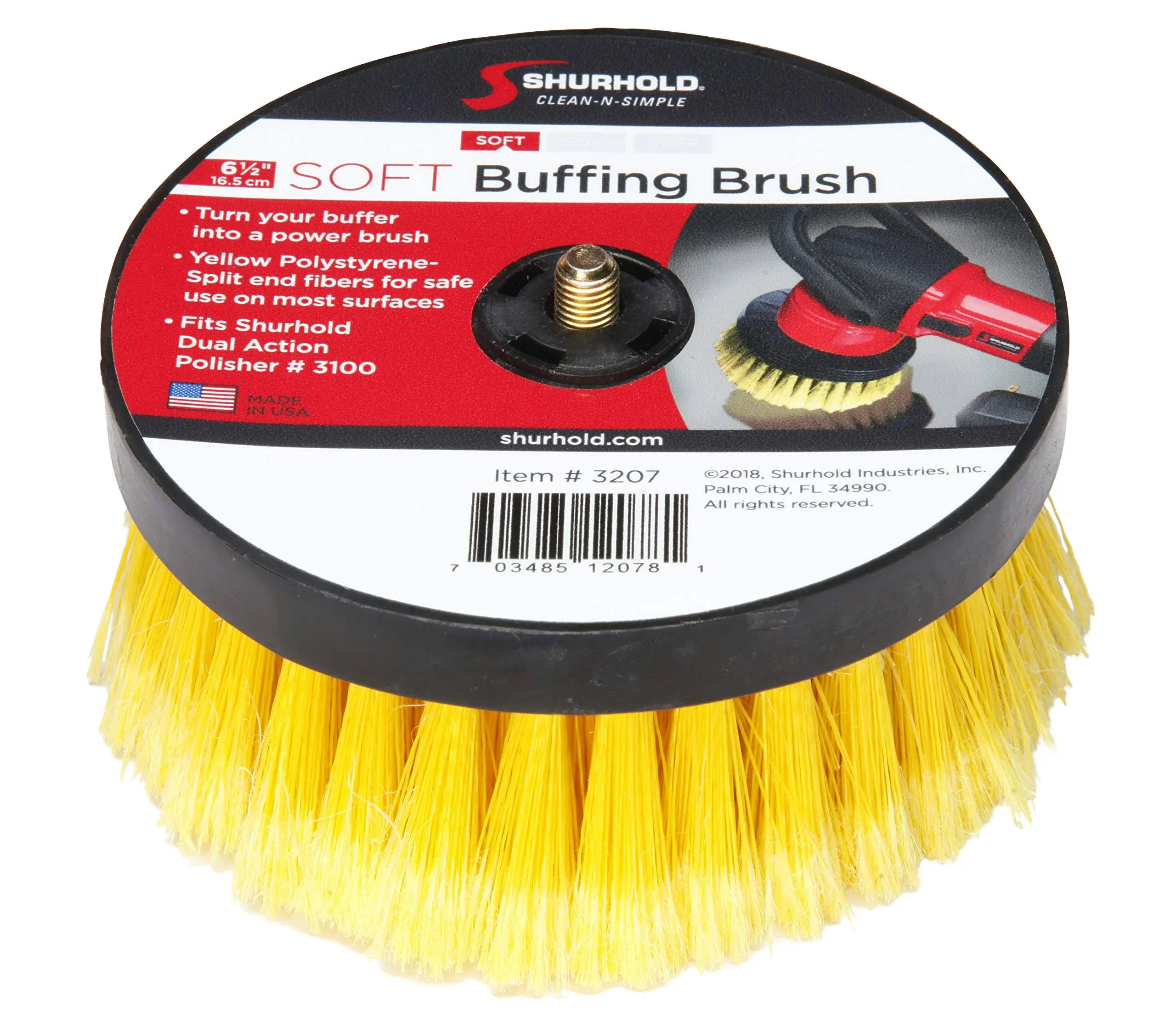 Shurhold 6-1/2" Soft Brush f/Dual Action Polisher [3207]