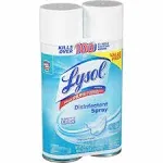 Lysol Disinfectant Spray, Crisp Linen Scent, Value Pack, 2 Pack - 2 pack, 19 oz