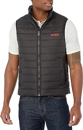 Black Printed Vest In 001- Black