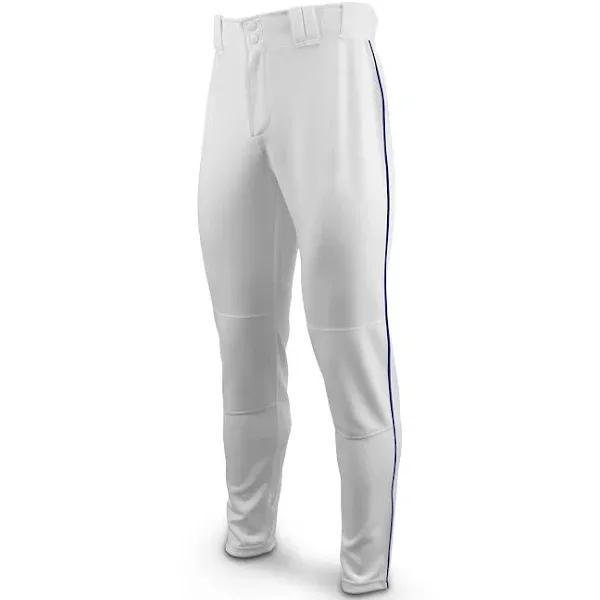 Marucci - EXCEL Double-Knit Piped Pant White/Navy Blue (MAPTEXLPIP-W/NB-AXXL)