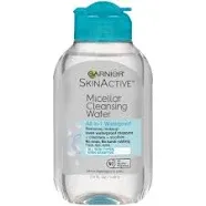 Garnier Skinactive Micellar Water For Waterproof Makeup, Facial Cleanser & Makeup Remover, 13.5 Fl Oz (400Ml), 1 Count (Packaging May Vary)