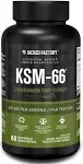 Jacked Factory Ashwagandha Root Extract (KSM-66 Ashwagandha) w/ 5% Withanolides - Supplement for Natural Stress Relief, Cognitive Function, Vitality, and Mood Support - 60 Veggie Capsules