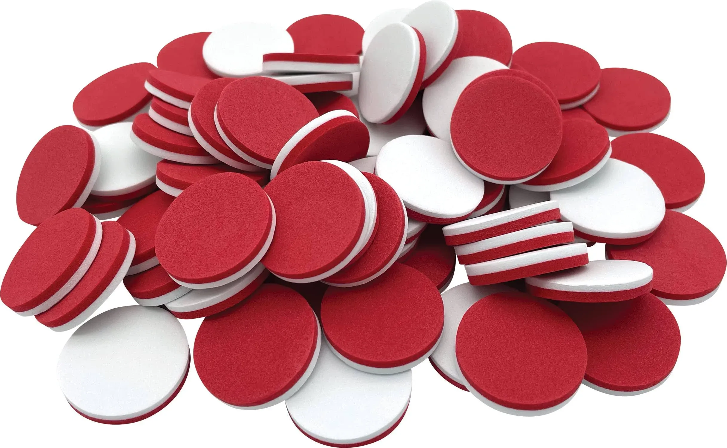 Foam Counters: Red/White