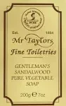 Sandalwood Bath Soap 200g soap bar by Taylor of Old Bond Street